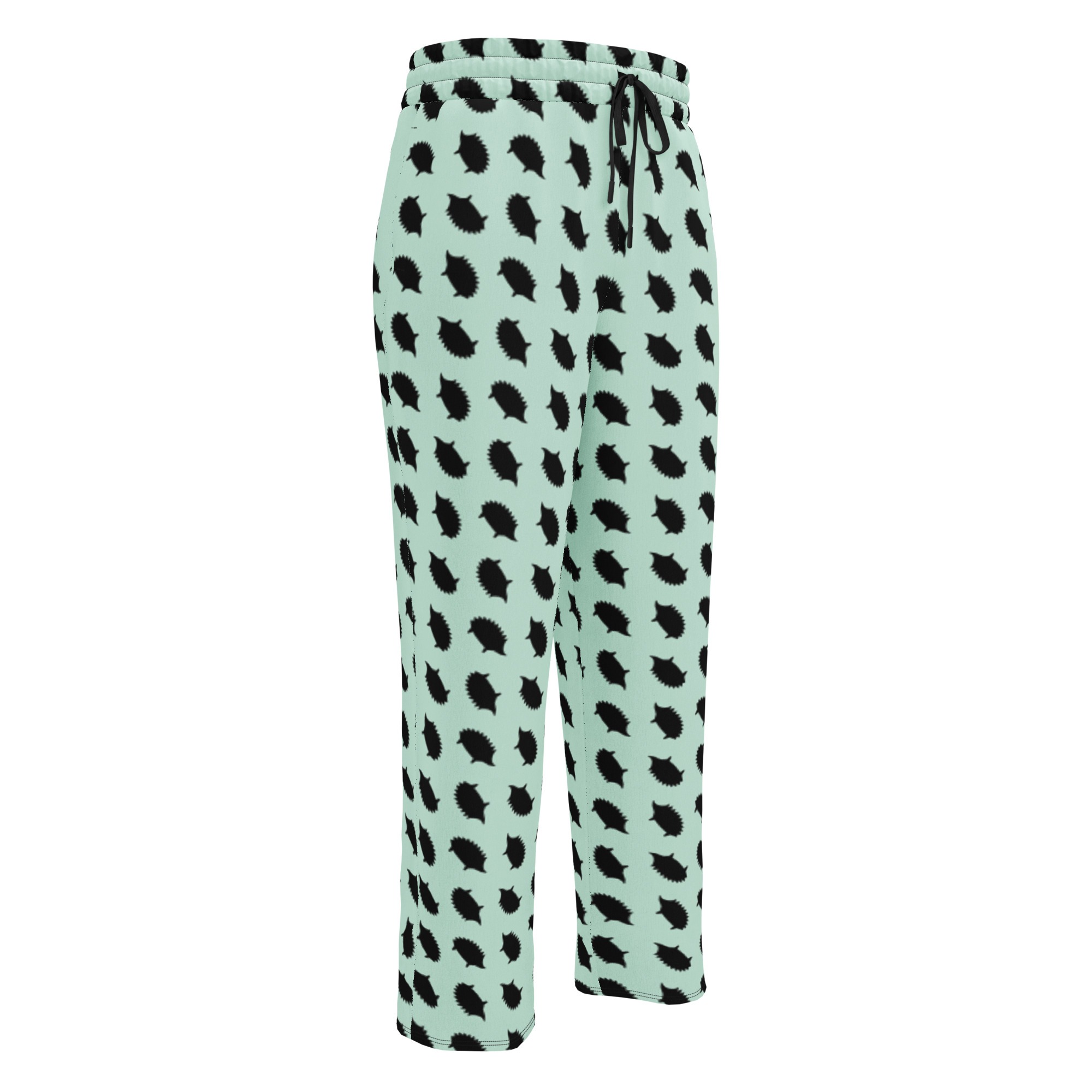 Hedgehog wide-leg joggers in Mint - Image 2